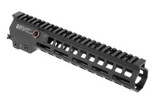 Geissele AR-15 handguard with black anodized finish